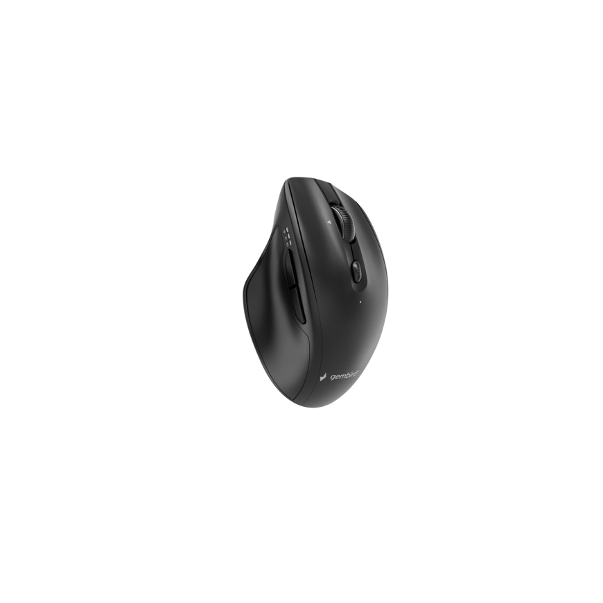Gembird MUSW2-6B-02 dviejų režimų bevielis pelė (2.4G + BT), 2400 DPI, 6 mygtukai, juoda – 4