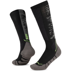 BUFF Мериносовые носки до колена HW02, черный, L
