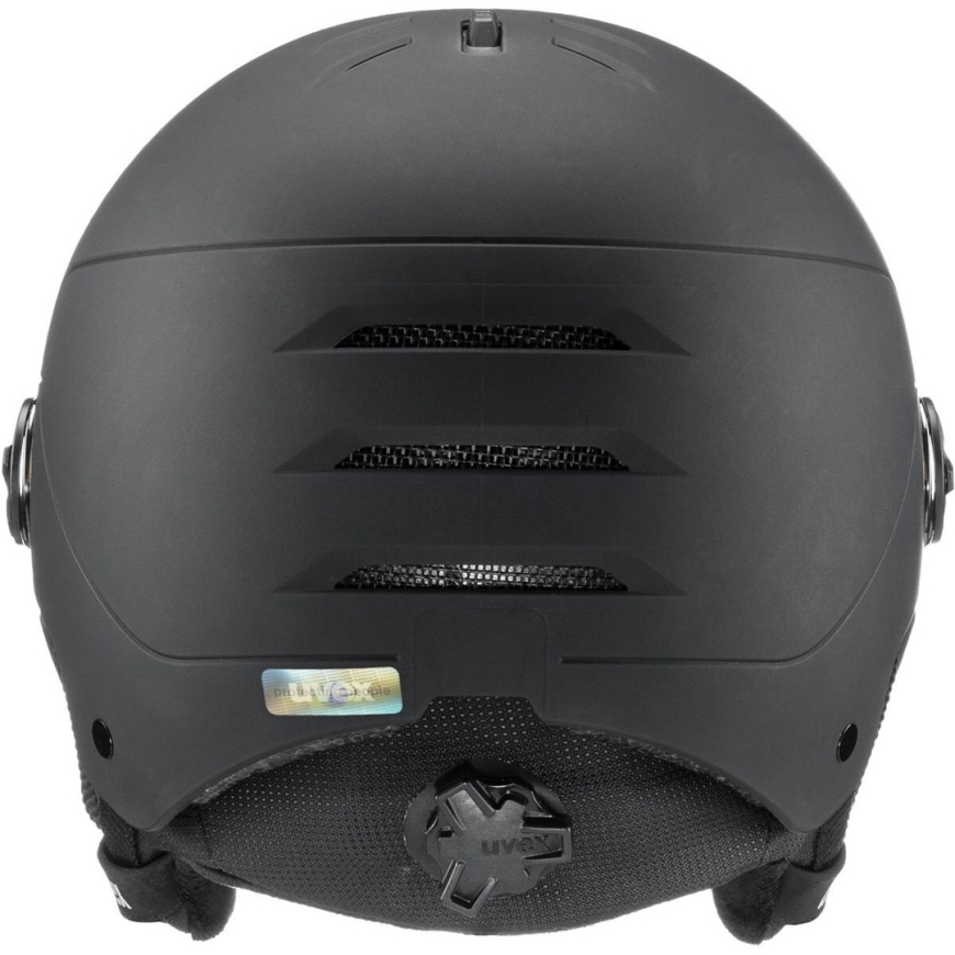 UVEX Wanted Visor -hiihtokypärä musta 58–61 cm (L) – 3