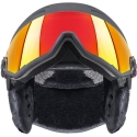 UVEX Wanted vizora slēpošanas ķivere melna 58–61 cm (L) UVEX Wanted vizora slēpošanas ķivere melna 58–61 cm (L)