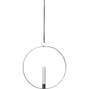Star Trading Flamme Ring LED küünalde dekoratsioon, hõbedane Star Trading Flamme Ring LED küünalde dekoratsioon, hõbedane