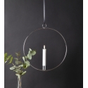 Star Trading Flamme Ring LED-kynttiläkoriste, hopea Star Trading Flamme Ring LED-kynttiläkoriste, hopea