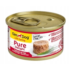 GIMDOG Little Darling Puhdas Ilo Tuna naudanlihan kanssa - märkä koiranruoka - 85g