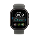 Apple Watch Ultra 4 (GPS + Cellular) 49 mm juodas titano korpusas ir permatomas juodos Ocean diržas Apple Watch Ultra 4 (GPS + Cellular) 49 mm juodas titano korpusas ir permatomas juodos Ocean diržas