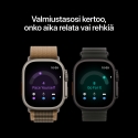 Apple Watch Ultra 4 (GPS + Cellular) 49 mm must titaanist korpus ja Poolläbipaistev must Ocean-ranneke Apple Watch Ultra 4 (GPS + Cellular) 49 mm must titaanist korpus ja Poolläbipaistev must Ocean-ranneke