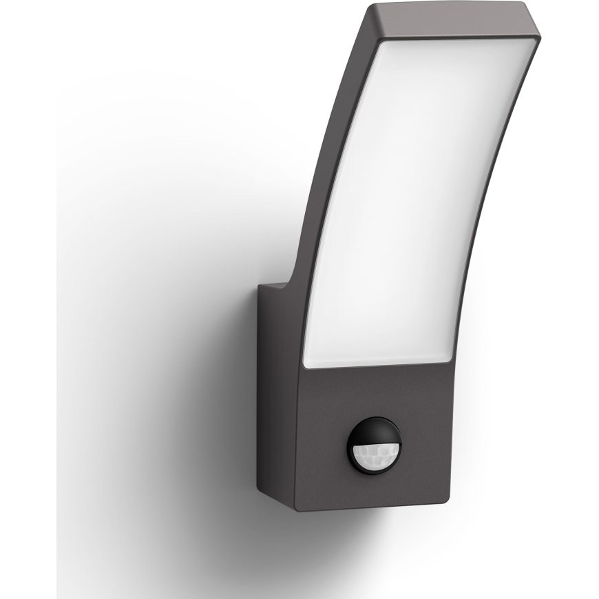 Philips Splay -seinävalaisin, antrasiitti, 4000K, IR