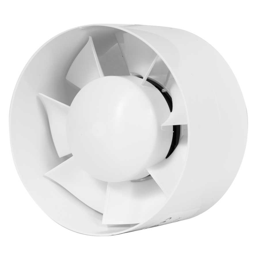 EUROPLAST KANĀLA VENTILATORS E-EXTRA DN125 AR TAIMERI EK125T