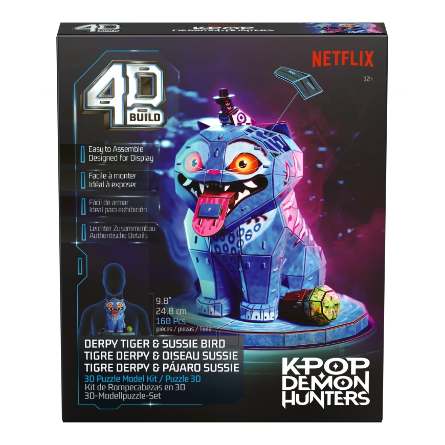 KPop Demon Hunters Derpy Tiger, 4D palapeli
