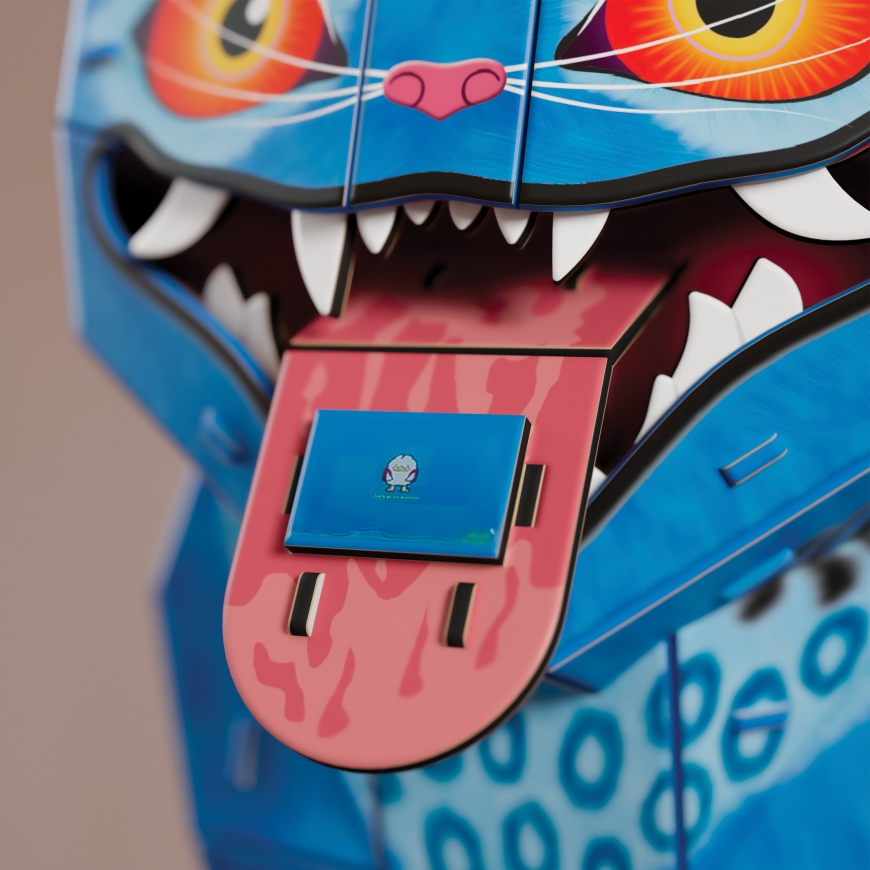 KPop Demon Hunters Derpy Tiger, 4D pusle – 4