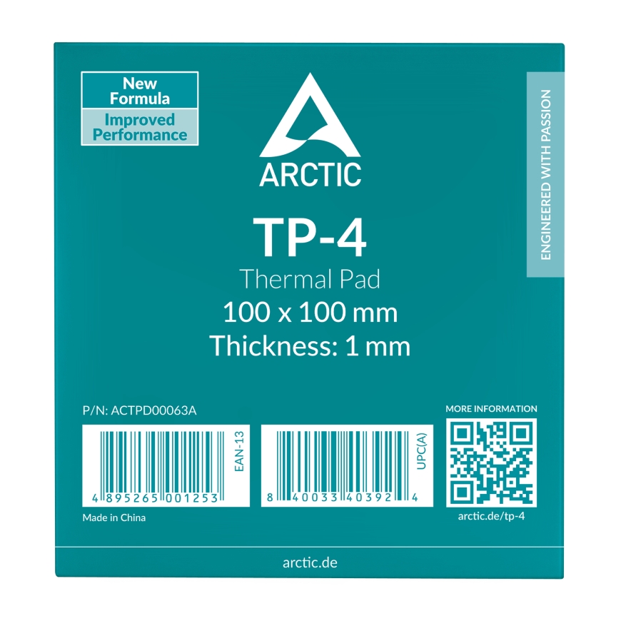 Arctic Cooling TP-4 jahutuspad, 100 x 100 x 1 mm, hall – 2