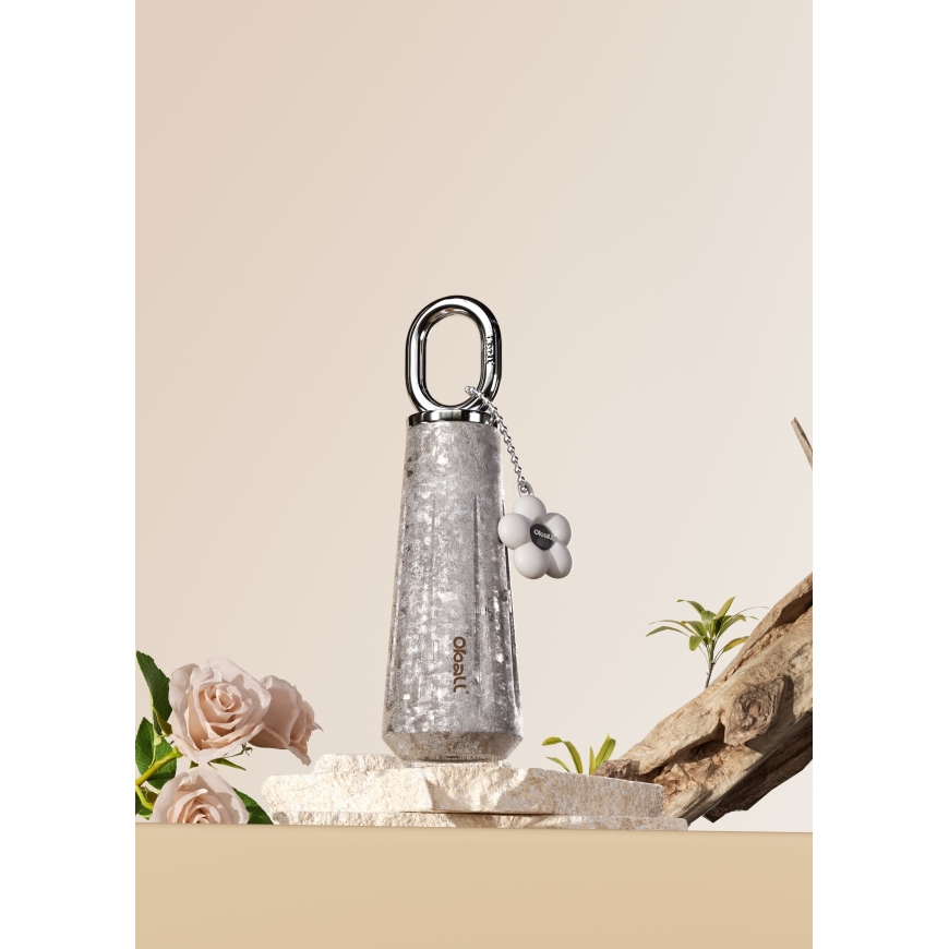Oball Dopamine Goddess titanium bottle 450 ml, silver – 2