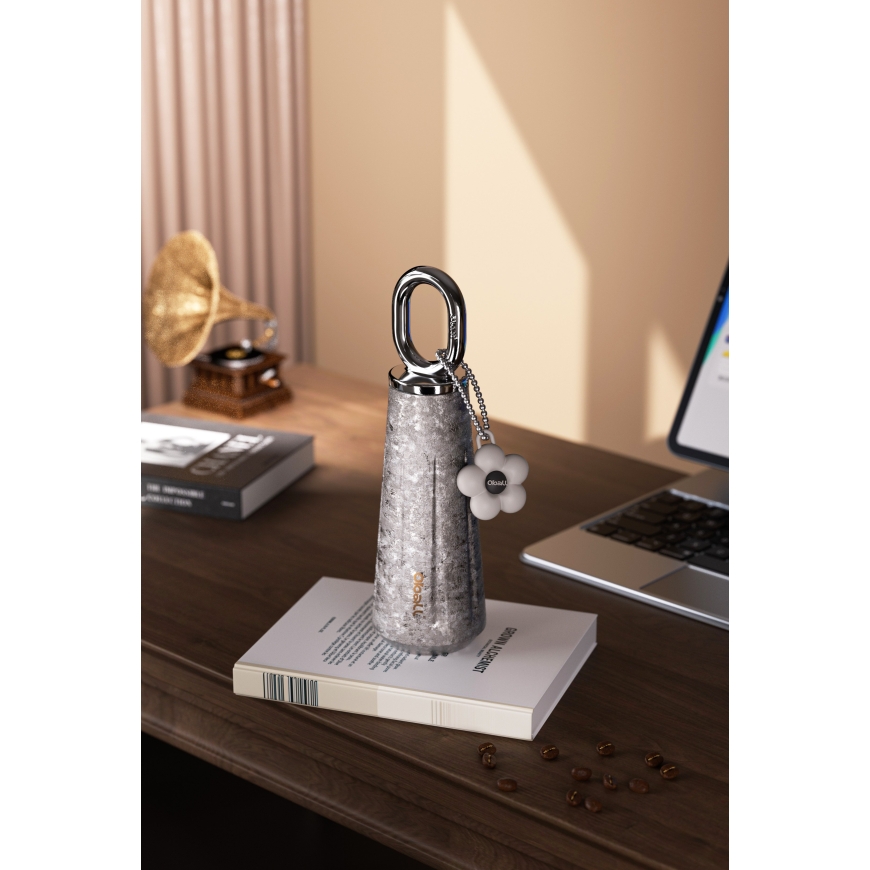 Oball Dopamine Goddess titanium bottle 450 ml, silver – 3