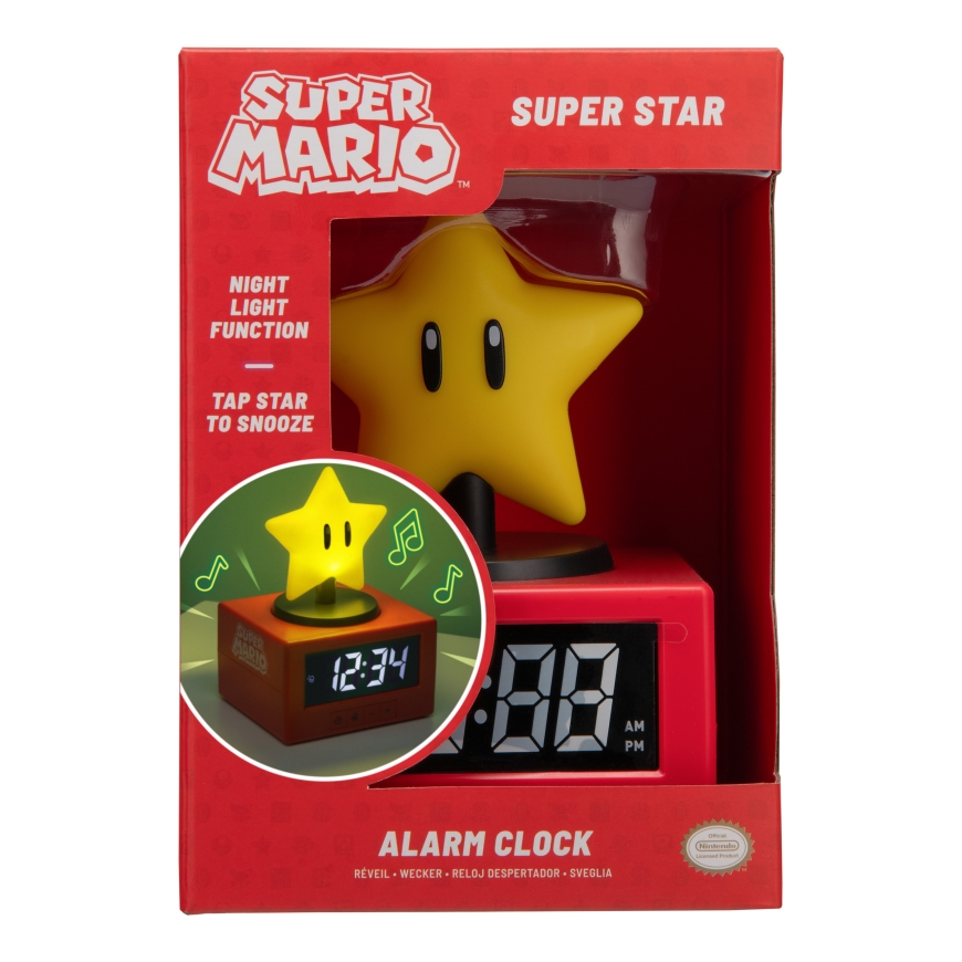 Paladone Super Mario Tähe Äratuskell – 3