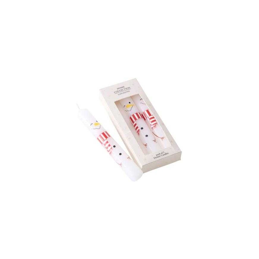 Boltze Candles snowman 16cm 3pcs