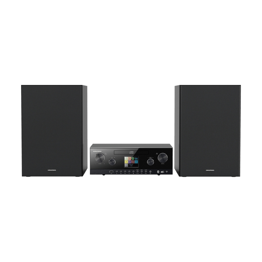 Grundig CMS 5000 BT Mājas audio mikrosistēma 100 W Melns