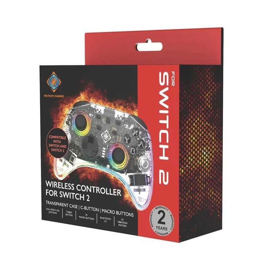 DELTACO GAMI GAM-198-T Nintendo Switch Caurspīdīgs – 4