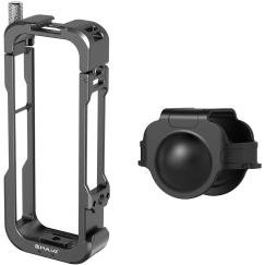 Puluz metallinen suojakuori objektiivisuojalla Insta360 X4 PU981B:lle