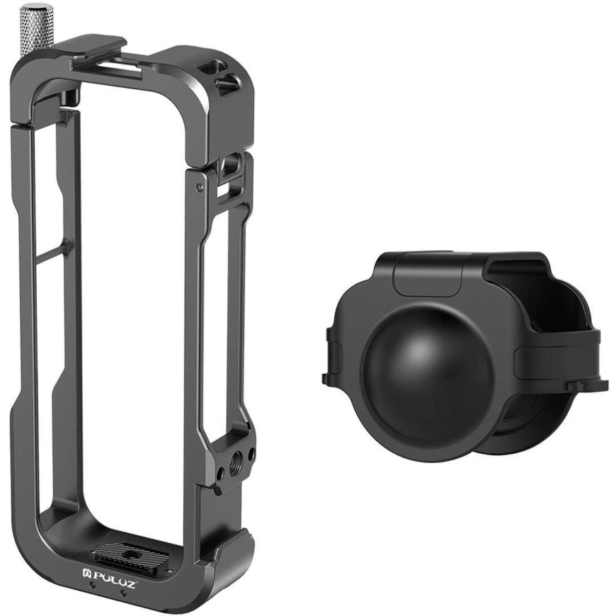 Puluz Metal Protective Cage With Lens Cover for Insta360 X4 PU981B
