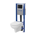 CERSANIT WC НАБОР S701-754 С FRAM + BL MAT КНОПКА CERSANIT WC НАБОР S701-754 С FRAM + BL MAT КНОПКА