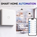 Qoltec 52715 Nutikas puutetundlik ühekanaliline valguste lüliti | Wi-Fi | Taimer | Tuya | Smart Life | Karastatud klaas | Valge Qoltec 52715 Nutikas puutetundlik ühekanaliline valguste lüliti | Wi-Fi | Taimer | Tuya | Smart Life | Karastatud klaas | Valge