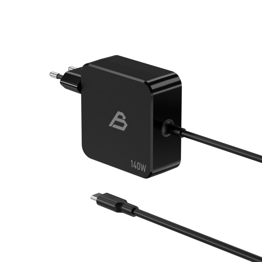 Blackstorm 140W USB-C sülearvuti laadija, must – 2