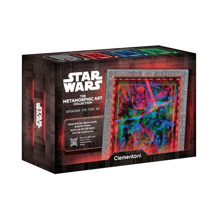 Clementoni Metamorphic Art Collection, Star Wars VII - VIII - IX palapeli, 520 palaa