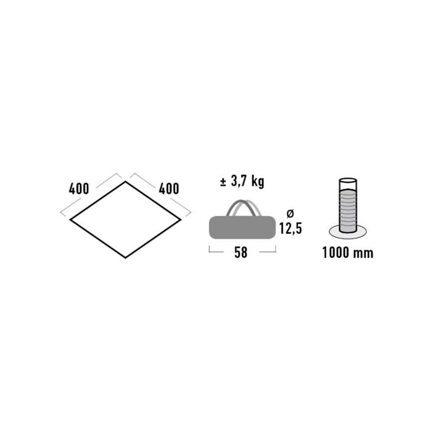 High Peak Tarp 2 Grey