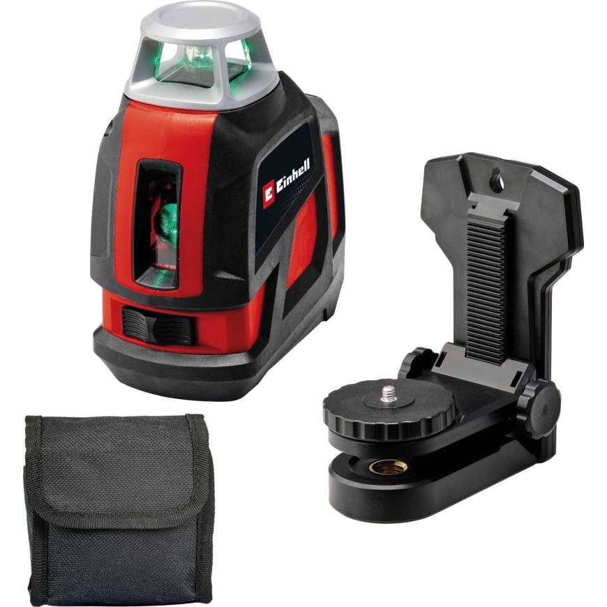 Einhell EINHELL TE-LL 360 G ristiviivalaseri, musta/punainen, vihreä laseriviiva