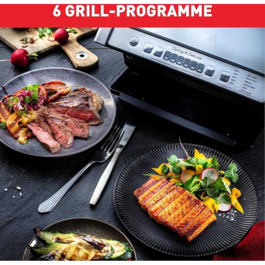 Tefal OptiGrill Delux GC707D – 2