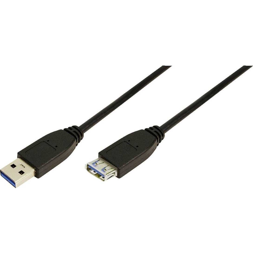 Logilink USB-A 3.0 2m Melns