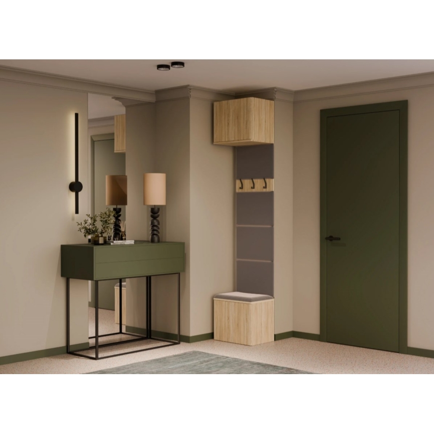 HAGA 1SZ Coat Rack – Sonoma Oak – 4