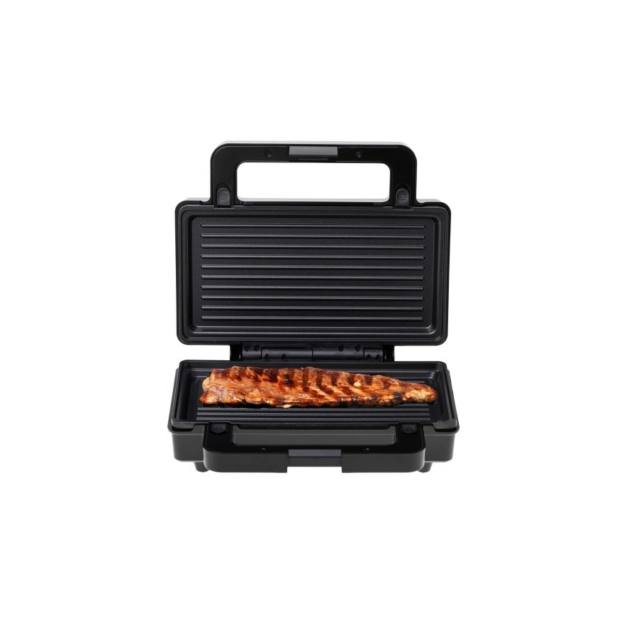 Adler CR 3074 Sandwich maker 2-in-1 Must, Ruostumaton teräs – 4