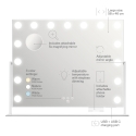 EC by Wilfa Star MI2W-D58, makeup mirror