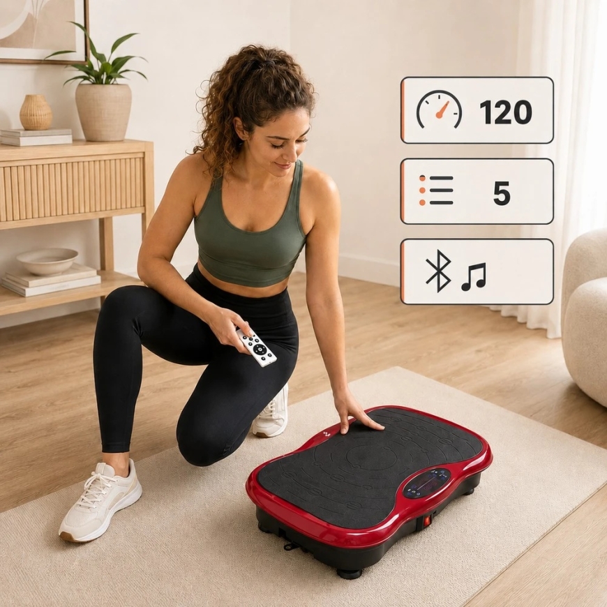 Riff AC-513 vibration plate raudona – 4