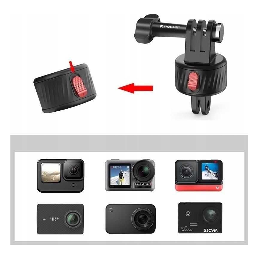 Puluz magnētvators HERO / SJCAM / Xiaomi / DJI / PU706B – 2