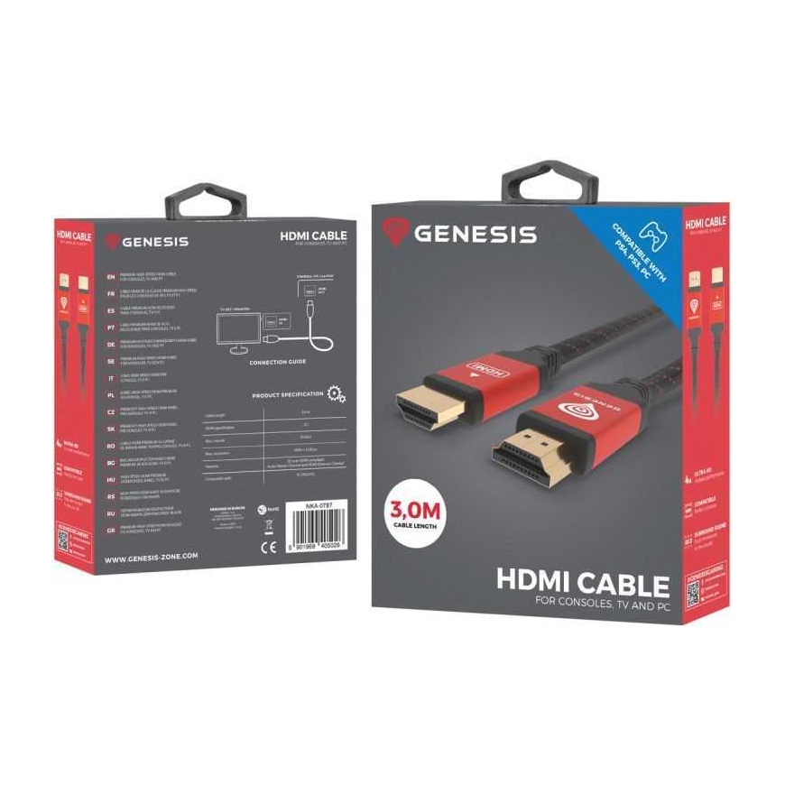 Natec NKA-0787 HDMI-HDMI v1.4 4K 3м