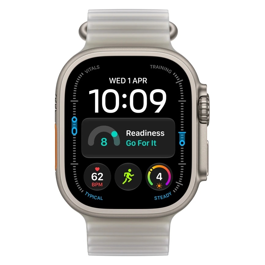 Apple Watch Ultra 4 Cellular 49mm Loomulik Titan./Poolläbipaistev Hall Ookean – 4