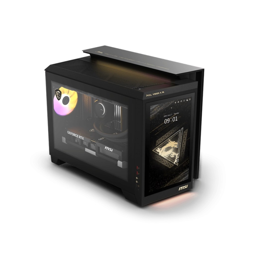 MSI MEG Vision X AI 2NVR7-290EU Intel Core Ultra 7 265K 64 GB DDR5-SDRAM 1 TB SSD NVIDIA GeForce RTX 5070 Ti Windows 11 Home Dar