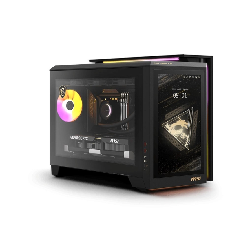 MSI MEG Vision X AI 2NVR7-290EU Intel Core Ultra 7 265K 64 Gt DDR5-SDRAM 1 Tt SSD NVIDIA GeForce RTX 5070 Ti Windows 11 Home Työ – 3