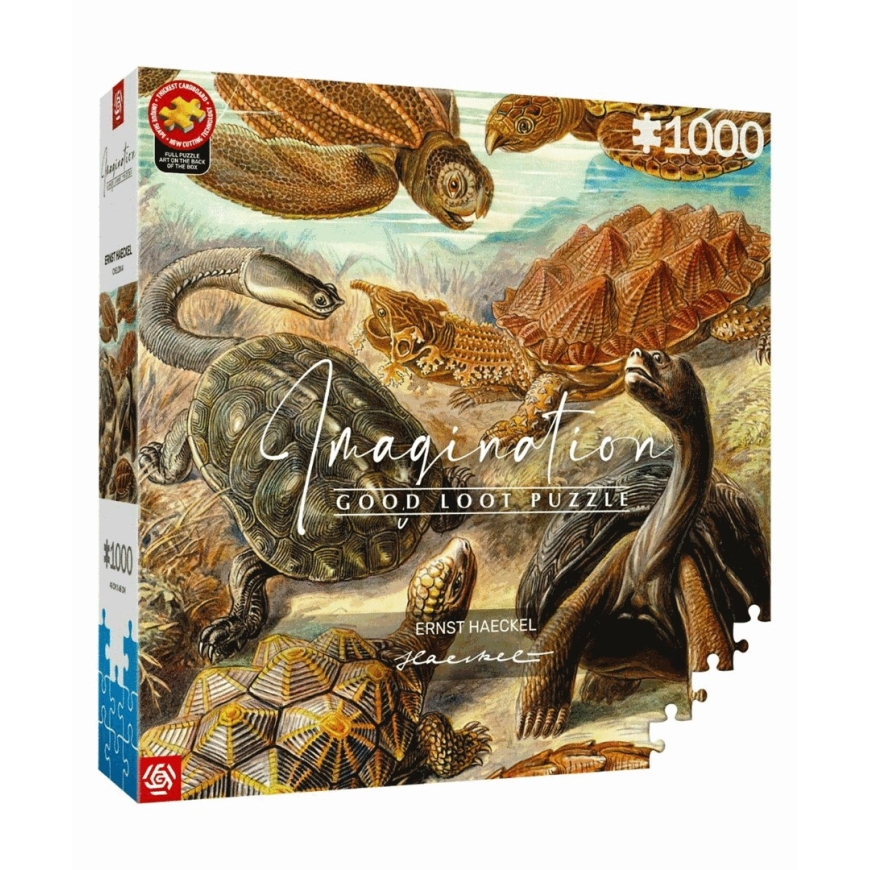 Palapeli Good Loot Imagination - Ernst Haeckel: Merikilpikonnat 1000 kpl.