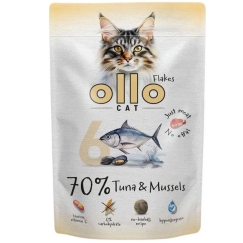 OLLO Kassis Nr. 6 Tuunikala ja musklid - märg kassitoit - 85g