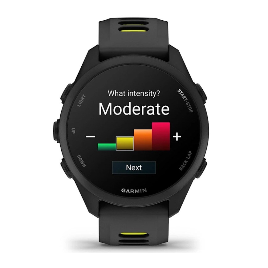 Garmin Forerunner 170 Music 3,05 cm (1,2") AMOLED 42 mm Skaitmeninis 390 x 390 pikselių Jutiklinis ekranas Juodas GPS (palydovin – 4