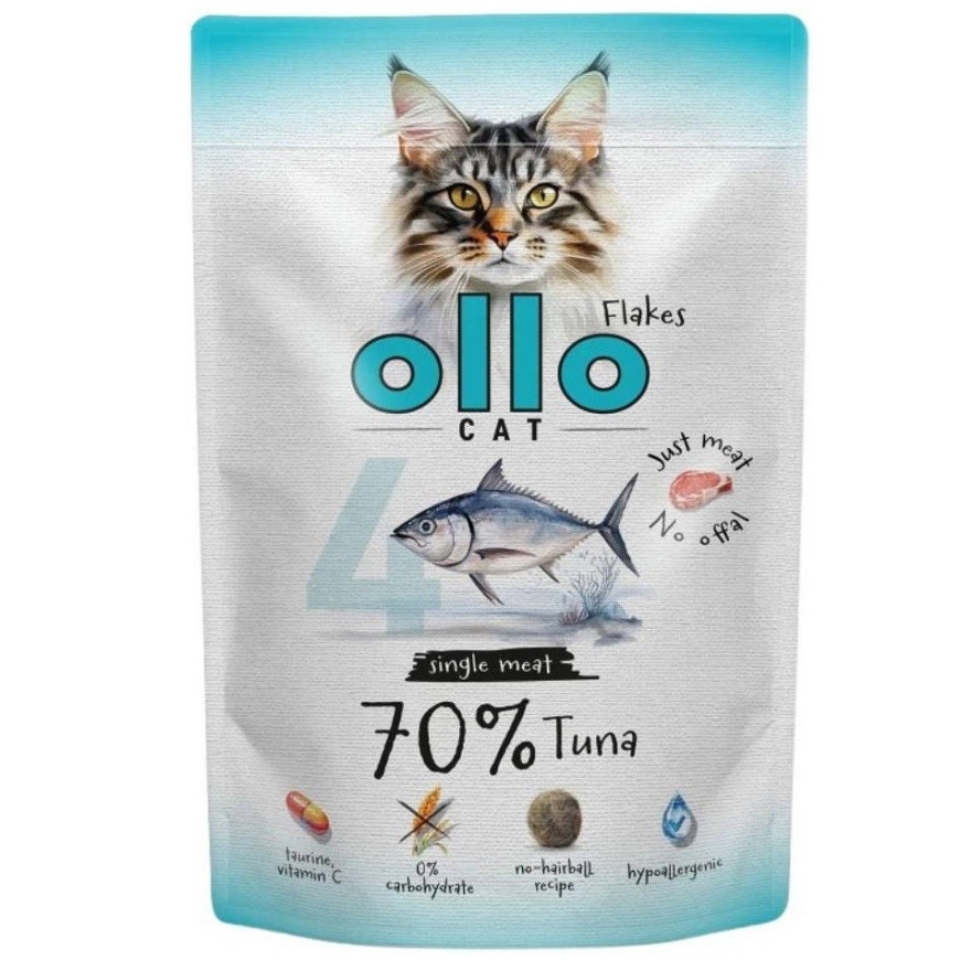 OLLO Cat No. 4 Тунец Mono - влажный корм для кошек - 85 г