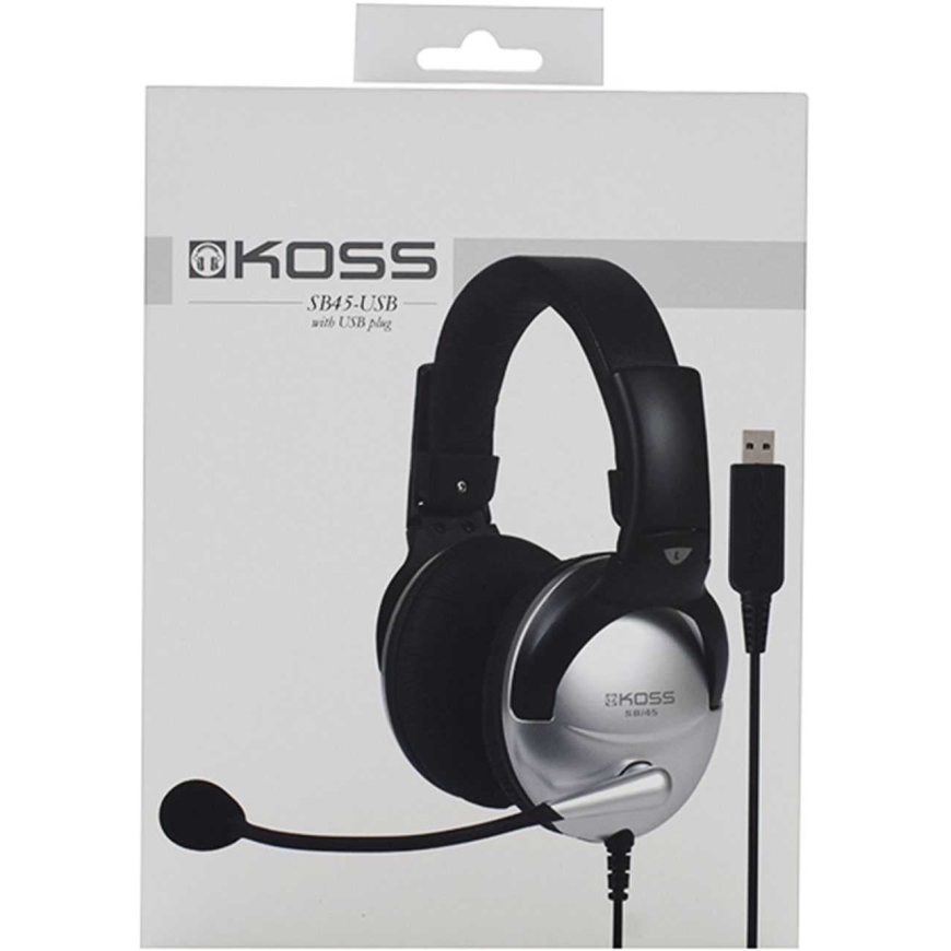 Koss SB45 USB Silver/Black – 5