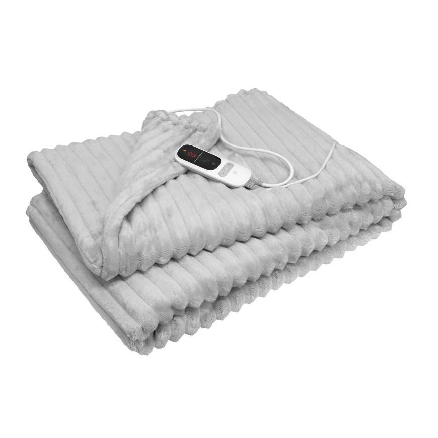 Ströme Fluffy heating blanket, gray