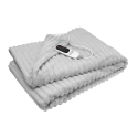 Ströme Fluffy heating blanket, gray Ströme Fluffy heating blanket, gray