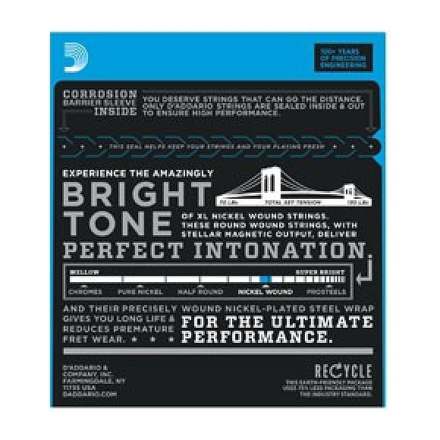 D'Addario EXL140 - elektriskās ģitāras stīgas (10–52) – 2