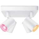 WiZ IMAGEO Spots 4x5W 22-65K RGB prožektors, balts WiZ IMAGEO Spots 4x5W 22-65K RGB prožektors, balts