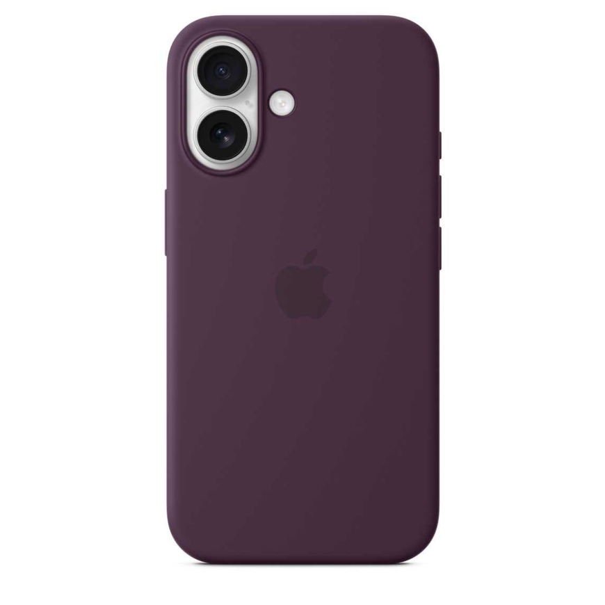 Apple iPhone 16 Silicone Case with MagSafe - Plum MYY43ZM/A – 4
