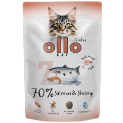 OLLO Kass Number 7 Lõhe ja krevetid - märg kassitoit - 85g